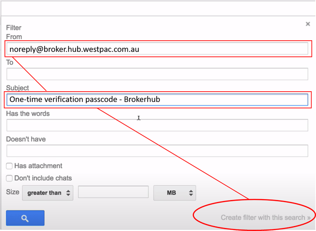 Setting Up Filters for OTP forwarding Gmail-1